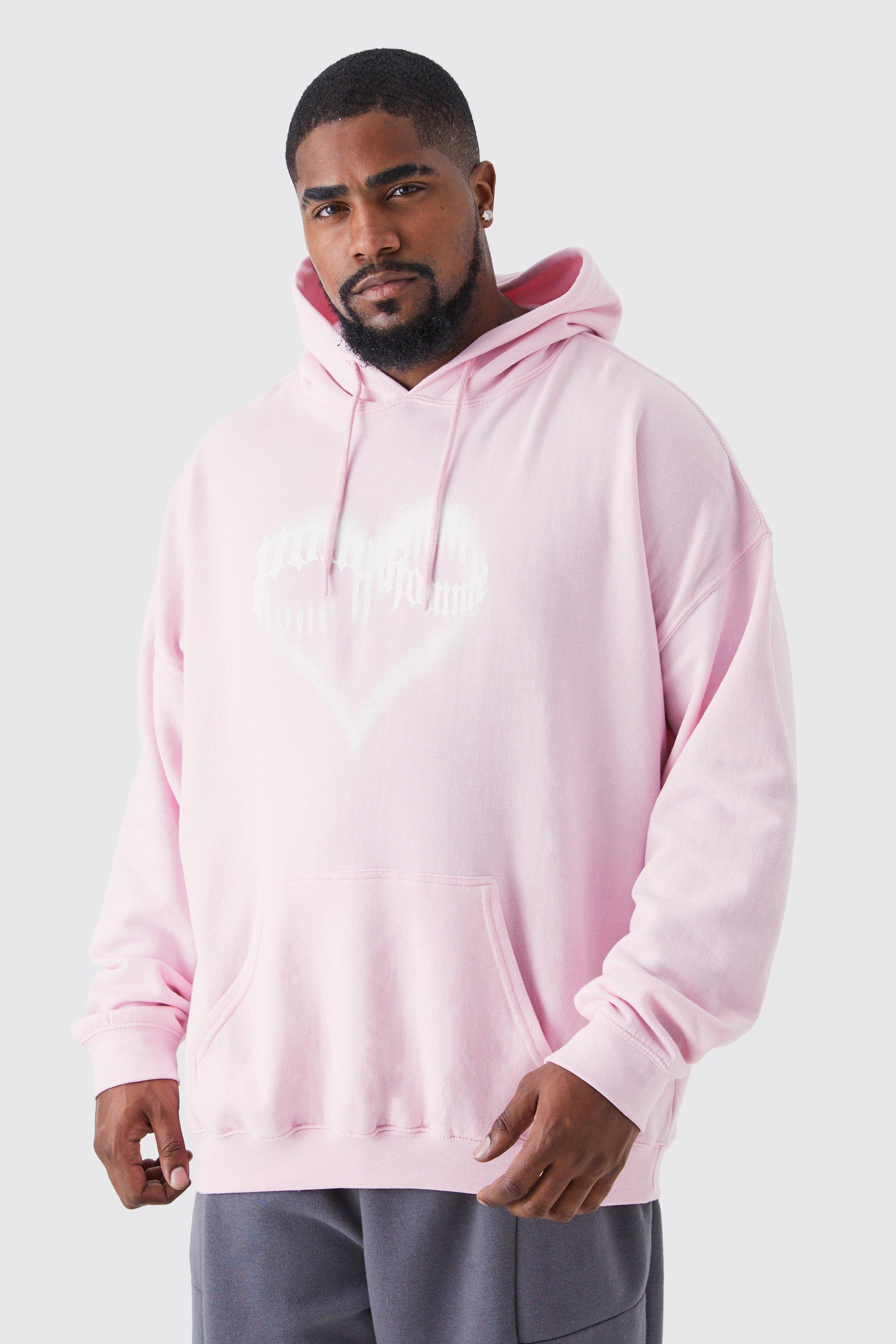 Boohooman best sale pink hoodie